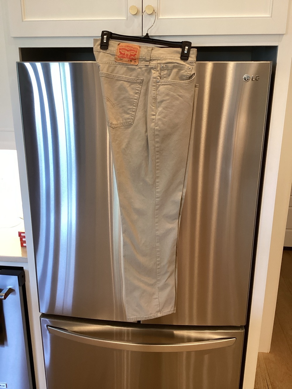 Levi Strauss Men’s beige 514 jeans size 36x30